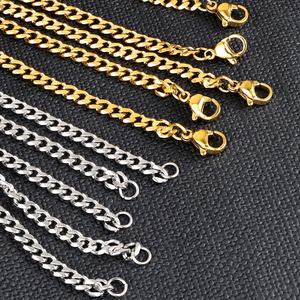 Joyería de Moda al por Mayor, Collares Gruesos Chapados en Oro de 18K, Cadena Cubana de Acero Inoxidable, Collar de Cadena Hip Hop para Hombres y Mujeres - Product Image 4