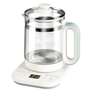 Midea Electric <b>Tea</b> <b>Maker</b> 1.8L Glass Automatic Shut Off Boil Dry Protection Multifunctional Kettle - Product Image 1