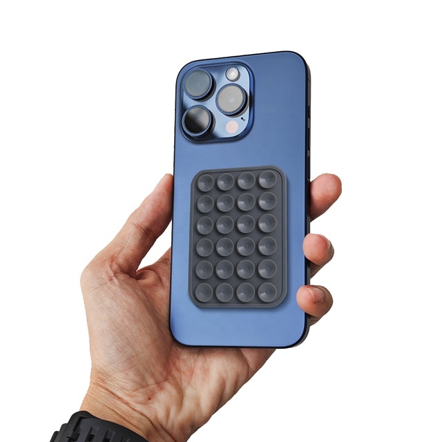 Hands Free Suction Cup Phone Mount Silicone Magnetic Suction Phone Grip Stand Holder