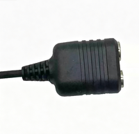 Kabel Adaptor Headset dengan Bahan Tahan Api PC ke Konektor K untuk Motorola MT1500/2000 XTS3000 GP900 HT1000 Radio Dua Arah
