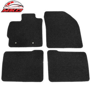 พรมปูพื้นสำหรับโตโยต้า พริอุส 10-11 กำมะหยี่สีดำกันลื่นพรมปูพื้นรถยนต์ 4 ชิ้น - Product Image 1