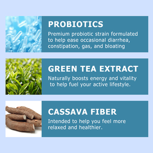 Capsules Probiotiques Naturelles à Base de Plantes les Plus Vendues avec Superblend Nutrimental Prebiotic Intelligence Triplex pour Soulager les Ballonnements et les Gaz - Product Image 3
