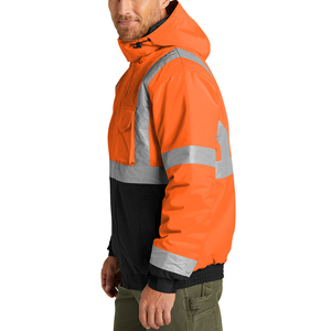 Custom Safety Reflective Work Jackets for Men Casual Outdoor Long Sleeve Work Shirt Jackets Softshell Lightweight Waterproof - Product Image 4