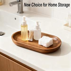 Bandeja <span class=keywords><strong>y</strong></span> Plato Ovalado de Madera de Mango Ecológico para Servir en Fiestas, Charcutería, <span class=keywords><strong>Queso</strong></span>, Sushi, Frutas, Postres, Aperitivos - Product Image 5