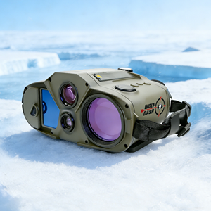 Jumelles thermiques portatives multifonctionnelles à refroidissement par air, portée de détection <span class=keywords><strong>longue</strong></span> portée de 12 km avec télémètre laser et pointeur laser - Product Image 4