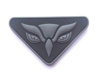 Tête d'aigle tactique en caoutchouc 3D Patch imperméable en PVC Type de triangle animal durable Tête d'aigle Patch en caoutchouc pour les yeux Autocollant sur le sac Chapeau