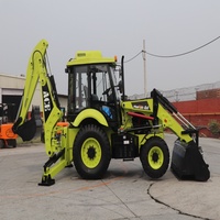 Backhoe Loader Wheel Loader Mesin Diesel 37kW Efisiensi Tinggi Penjualan Laris di China Harga Grosir Dari Pabrik Profesional