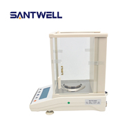 Balance analytique de haute précision HA-06 0,1 mg, 220 g, calibrage interne, balance de précision de laboratoire, anti-vent, RS232, USB