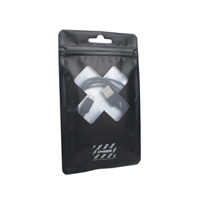 Custom Brand Electronic Accessories Packaging Reusable Mylar Ziplock <strong>Bag</strong> For Charging Cable <strong>Mobile</strong> Phone Case - Product Image 3