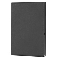 Clavier sans fil Bluetooth pliable Ruidian B055 Magic Leather avec pavé tactile, design compact, compatible ordinateur portable/téléphone/tablette, rechargeable, noir