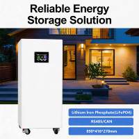 Système de stockage d'énergie domestique à batterie lithium-ion 51,2 V 314 Ah 16 kWh 17 kWh, batterie solaire avec écran tactile LCD
