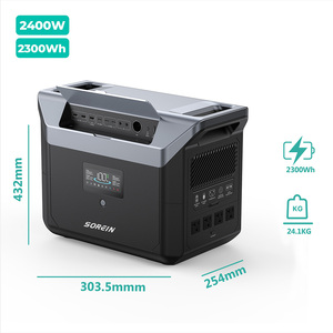 เครื่องกำเนิดไฟฟ้าพกพา Sorein 2400w แบตเตอรี่ลิเธียม  สถานีพลังงานแสงอาทิตย์ 3000w สถานีพลังงาน 2000w 2000wh - Product Image 1