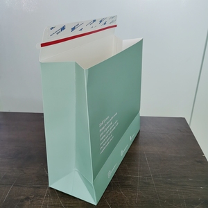 Busta Biodegradabile con Soffietto, Imballaggio Riciclato, Mini Busta Postale in Carta Pieghevole Quadrata con Logo Personalizzato - Product Image 3