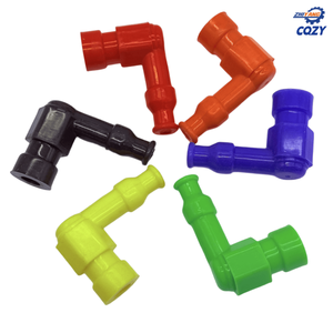 ฝาครอบหัวเทียนซิลิโคนหลากสีสำหรับรถมอเตอร์ไซค์ CG125 WAVE110 W125 CD110 C100 125 อุปกรณ์ตกแต่งรถมอเตอร์ไซค์ - Product Image 1