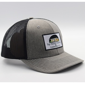 Gorra Trucker Ajustable de Malla Estilo Richardson 112, 6 Paneles, Gris Jaspeado, con Parche de Imagen para Exteriores, Poliéster/Algodón, <span class=keywords><strong>JOY</strong></span> HATS - Product Image 4
