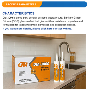 Chất lượng tốt <span class=keywords><strong>Sealant</strong></span> chất kết dính acetic Silicone <span class=keywords><strong>sealant</strong></span> cho cửa sổ phòng tắm nhà bếp - Product Image 4