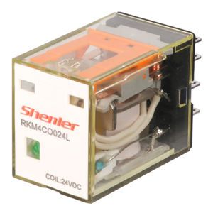 Shenler RKM4CO024L 5A цепи 2 pole 24VDC миниатюрное реле общего назначения с LED dpdt vsr реле 12v прозрачный 14-контактный 24vdc тестер - Product Image 3