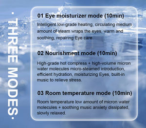 Masajeador de Ojos de vapor Reduce la tensión ocular al vapor para humedecer Herramienta de masaje de ojos inteligente Masajeador de ojos - Product Image 4