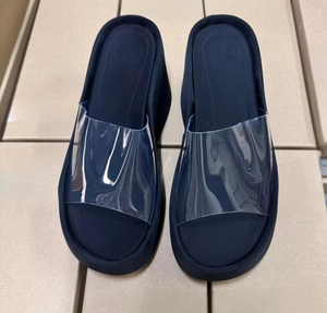Sandali da donna ZA spagnoli con plateau e tacco a spillo, decorati con cinturino trasparente, aperti dietro, da spiaggia, con plateau rialzato, per l'estate - Product Image 6