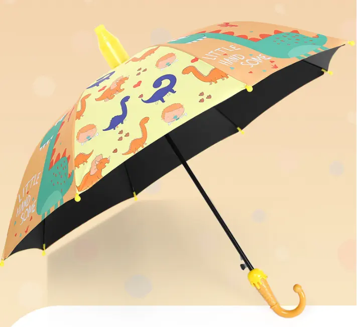 Paraguas personalizado para niños, sombrilla con estampado de dibujos animados, a prueba de lluvia