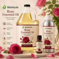 Huile Essentielle de Rose 100% Pure et Naturelle, Distillée à la Vapeur, Parfum Intense et Durable, Rosa Damascena, Vrac, Écologique, Qualité Cosmétique, ISO