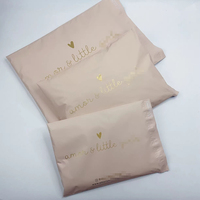 Bolsa de Envío de Polietileno Mate en Tono Nude al por Mayor, con Logotipo Impreso Personalizado, para Mensajería y Entrega Exprés, de Fábrica, 0.5 Mil de Grosor, Impresión Serigráfica