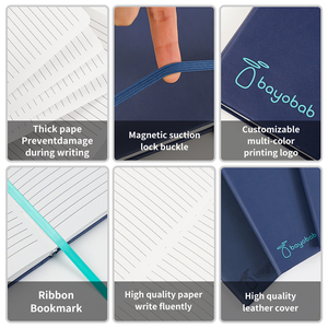 A4 A5 hàng tuần hàng tháng lót chấm Logo tùy chỉnh cao cấp đám cưới <span class=keywords><strong>casebound</strong></span> bìa cứng Tạp Chí máy tính xách tay - Product Image 3