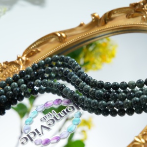 Pietra Occhio di <span class=keywords><strong>Pavone</strong></span> / Pietra Occhio Verde, Cristallo Strass, Perline Sciolte per Accessori Fai-da-Te, Sfere Semilavorate - Product Image 2