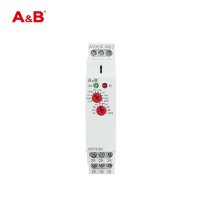 A & B ABTB-B2 AC/DC12V-240V thu nhỏ Relay 16A 1no1nc 24VDC cuộn dây 0.1S-10 ngày chậm trễ phạm vi thời gian chuyển đổi chậm trễ hẹn giờ - Product Image 3