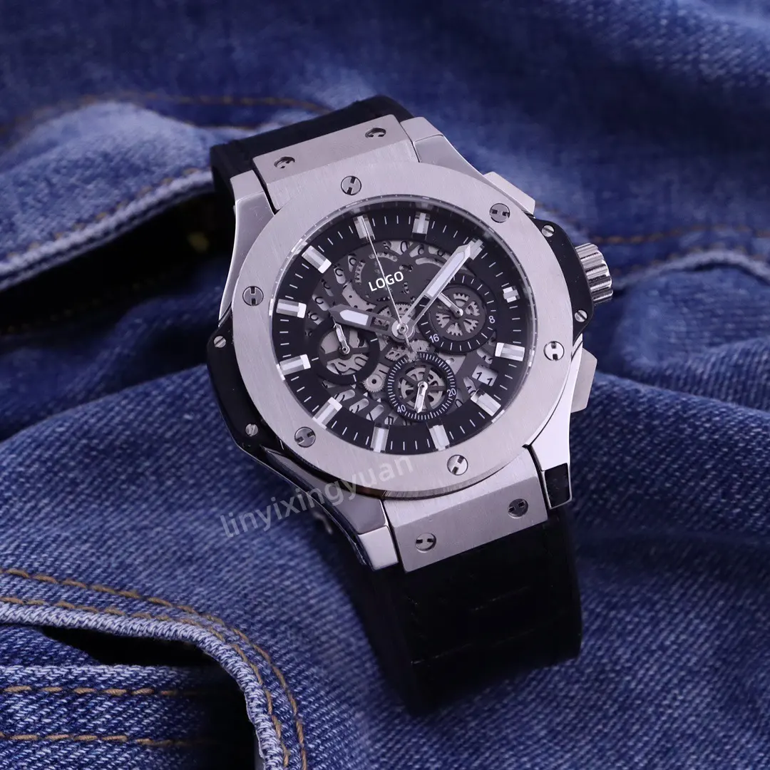 Jam tangan olahraga pria, arloji silikon tanggal tahan air merek, jam klasik desain unik quartz