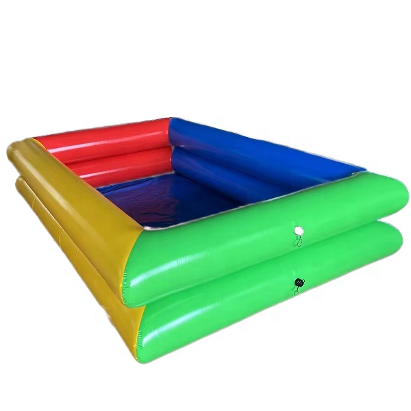 สระน้ำเป่าลมสองชั้น หนา 0.7 มม. ขนาด 2*2 เมตร