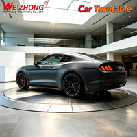 Plateforme tournante pour voiture sur mesure avec structure anti-collision pour exposition automobile et garage privé