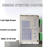 DM556 Digital Stepper Motor Driver 2 Phase Microstep CNC Driver Kit 12-50V Kecepatan Rendah Gerakan Halus