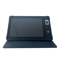 Tablette industrielle Android OEM 6+64 Go de mémoire, 10,1 pouces, lecteur d'empreintes digitales biométrique, NFC, avec batterie 8000 mAh et étui de protection H101