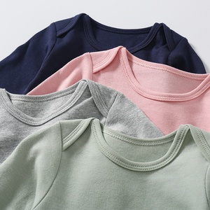 Peleles de algodón suave para bebés recién nacidos, trajes de dormir con gorro, monos OEM de manga larga, pijamas anudados sin pie - Product Image 2