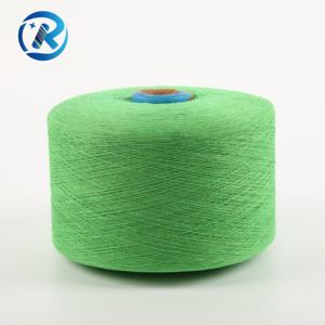 批发苹果绿棉混纺纱，染色，防起球，高品质，适用于织物设计/毛巾/袜子/针织品 - Product Image 1