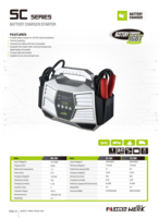 Cargador de Batería Portátil con Ajuste de Tiempo de Carga, Ligero y Portátil, Voltaje de Entrada 5-80A 220V, para Baterías de Plomo-Ácido de 12V/24V
