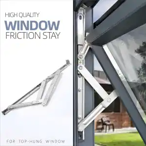 Stainless Steel 22 Mm Persegi Alur 14 Inci Persegi Alur Up-Hung Jendela Tetap untuk Upvc Aluminium Window