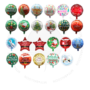 Vente en gros Film aluminium Mylar Ballons <span class=keywords><strong>de</strong></span> dessin animé Globos Décoration Hélium Joyeux Noël Ballons en aluminium ballons dinosaures - Product Image 3