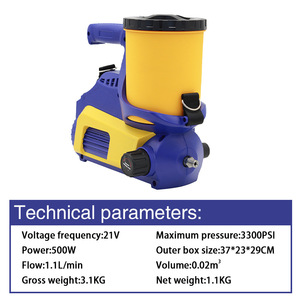 Lithium Ion Airless Sprayer 2 L Cup 3000 Psi Brushless Motor Paint Latex Coating Spray Gun - Product Image 5