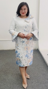 Robe de mariée de haute qualité en brocart taille plus 5XL pour la mère de la mariée - Product Image 2