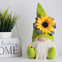 Offre Spéciale poupée sans visage nain mignon automne couleur Figure ornements abeille Festival tournesol abeille Gnome