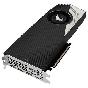 Carte graphique de jeu GIGABYTE <span class=keywords><strong>AORUS</strong></span> GeForce RTX 2080 Ti TURBO 11G d'occasion avec dissipateur thermique en cuivre à haute conductivité thermique - Product Image 3