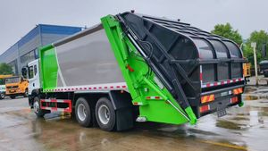 Camión Compactador de <span class=keywords><strong>Basura</strong></span> de Servicio Pesado Dongfeng Huashen de 26 Metros Cúbicos, 6x4, Yuchai 300HP, Cargador Trasero, Venta Directa de Fábrica - Product Image 5
