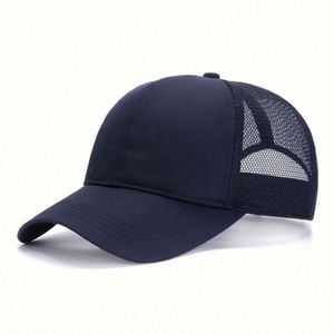 Gorra de Béisbol Deportiva al por Mayor, de Color Sólido, 6 Paneles, Transpirable, de Malla, Ecológica, de Secado Rápido, Personalizable - Product Image 5