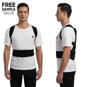 <span class=keywords><strong>Correcteur</strong></span> de posture réglable pour femmes et hommes, ceinture de soutien lombaire respirante, attelle de clavicule et de colonne vertébrale, soulagement des douleurs dorsales - Product Image 1