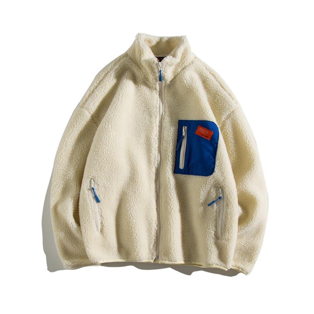 Лидер продаж, зимняя модная флисовая куртка на молнии для мужчин