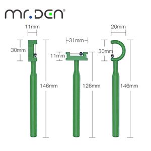 Mr.Den 3 pièces Appareil d'entraînement musculaire oral pour la lateralisation <span class=keywords><strong>de</strong></span> la <span class=keywords><strong>langue</strong></span>, la rééducation <span class=keywords><strong>de</strong></span> l'autisme et l'apprentissage <span class=keywords><strong>de</strong></span> la parole chez les enfants, certifié CE - Product Image 4