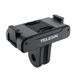 Accessoires chauds Telesin pour DJI Osmo Action 5 4 <span class=keywords><strong>3</strong></span> caméra de sport adaptateur magnétique à deux griffes - Product Image 1