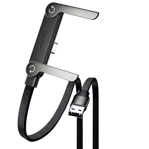 Nuevo <span class=keywords><strong>Cable</strong></span> USB Tipo-C <span class=keywords><strong>de</strong></span> 1.5m 5A con Carga Rápida PD, Trenzado y Blindado <span class=keywords><strong>de</strong></span> Nailon, <span class=keywords><strong>para</strong></span> Teléfonos Móviles, <span class=keywords><strong>para</strong></span> <span class=keywords><strong>iPhone</strong></span>, <span class=keywords><strong>para</strong></span> Samsung - Product Image 1